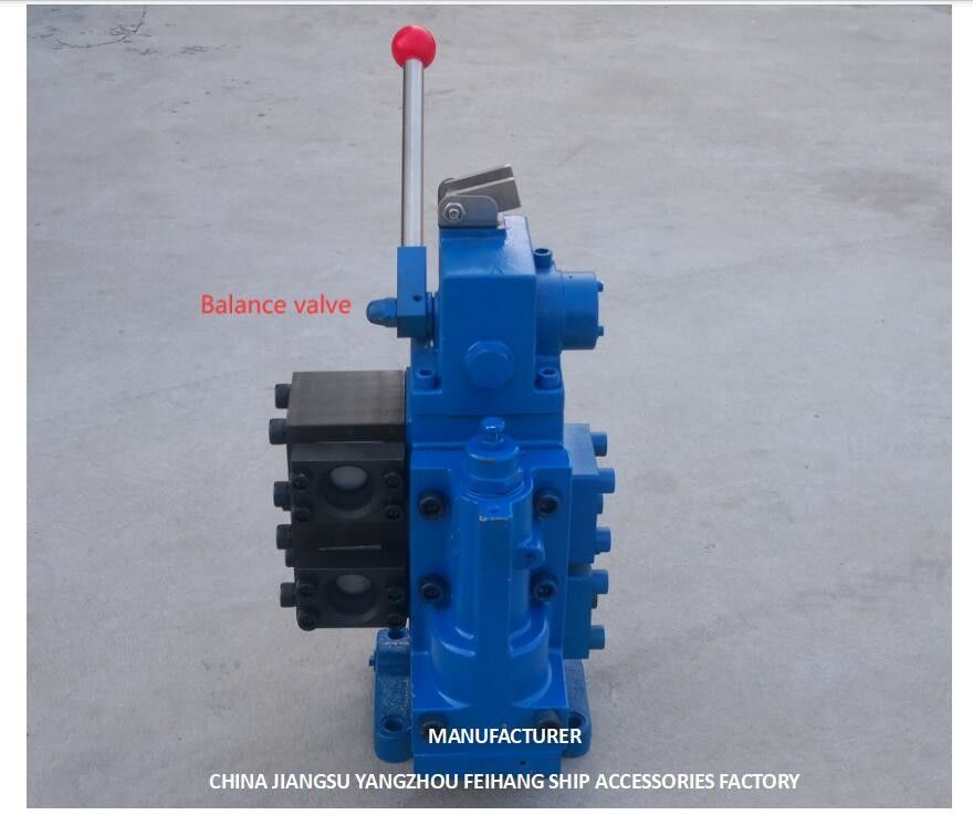 Manual Proportional Flow Control Block For Ships With Balancing Valve Group 35sfre-My25-H3