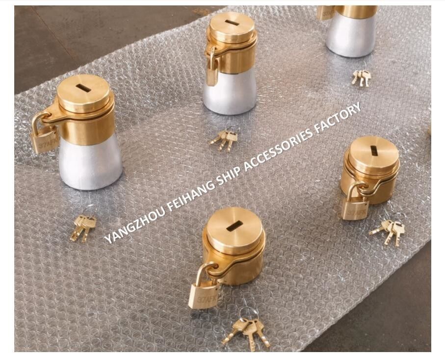 Air Pipe & Sounding Pipe Fittings 37AS Shipbuding Sounding Pipe Headmaterial Copper Connection Type Thread