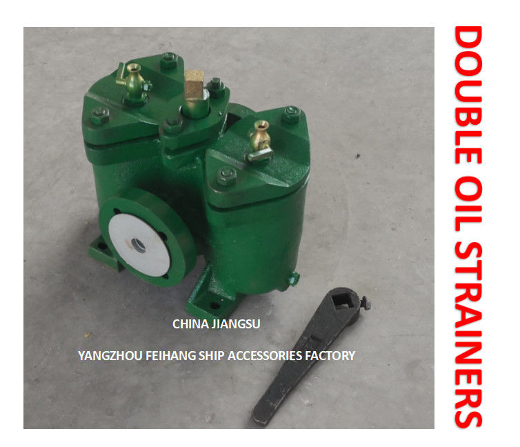 Flanged Duplex Oil Strainer For Industrial Marine Applications Model AS20 Cb/T425-94