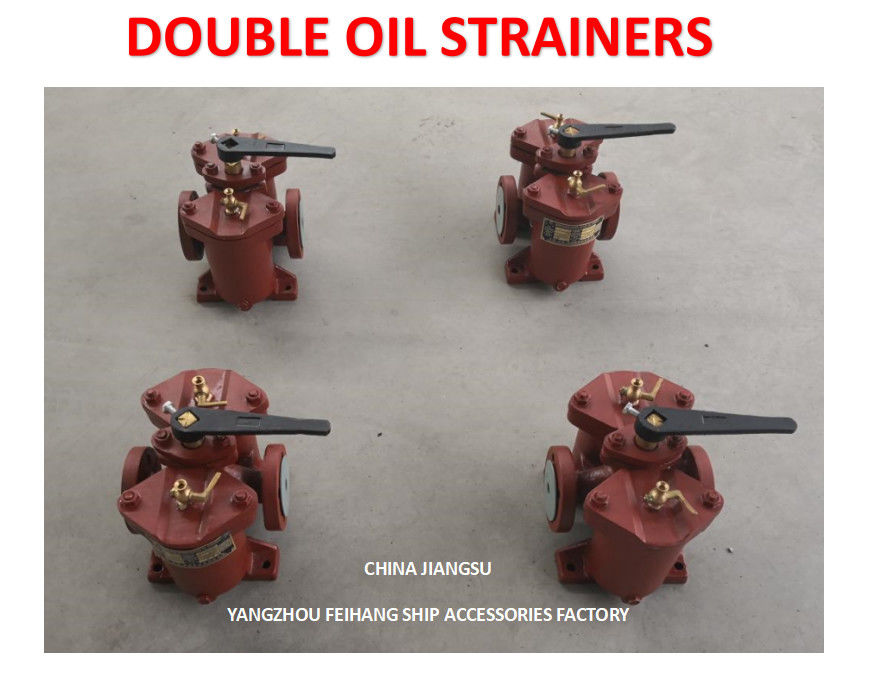 Flanged Duplex Oil Strainer For Industrial Marine Applications Model AS20 Cb/T425-94