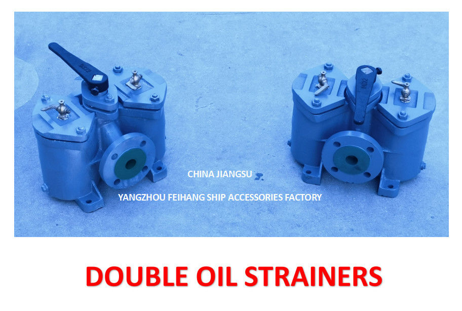 Duplex Oil Strainers Oil Separator Outlet Dual Low Pressure Crude Oil Filter AS32-0.25/0.16 CB/T425-94