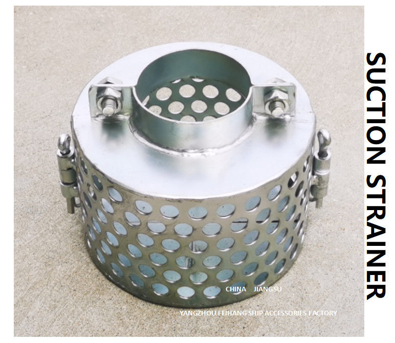 A80S CB*623-80 : Type A - Circular With Clamp Ring , Nominal Diameter 80mm, Stainless Steel Sewage Well Suction Filter