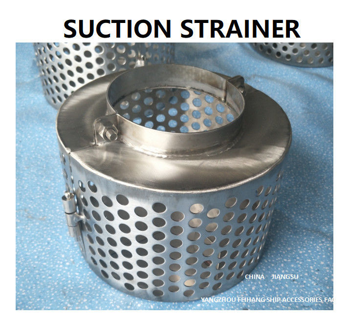 A80S CB*623-80 : Type A - Circular With Clamp Ring , Nominal Diameter 80mm, Stainless Steel Sewage Well Suction Filter