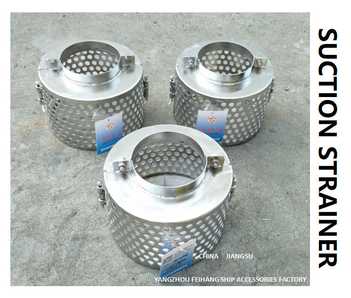 A80S CB*623-80 : Type A - Circular With Clamp Ring , Nominal Diameter 80mm, Stainless Steel Sewage Well Suction Filter