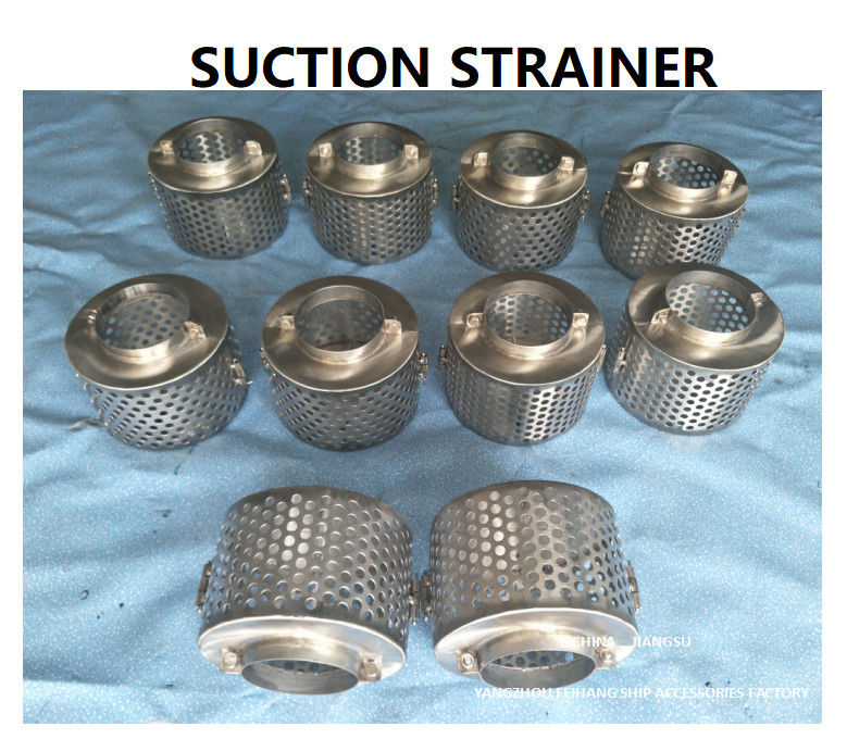 A80S CB*623-80 : Type A - Circular With Clamp Ring , Nominal Diameter 80mm, Stainless Steel Sewage Well Suction Filter