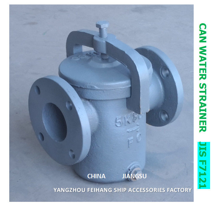 JIS 5k-100A Can Water Strainer Impa 872007 JIS 5k-100a Can Water Filter Body - Cast Iron Filter Cartridge - Stainless