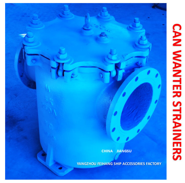 JIS 5k-250a Can Water Strainer Marine Can Water Filters Body FC200 Filter Stainless Steel