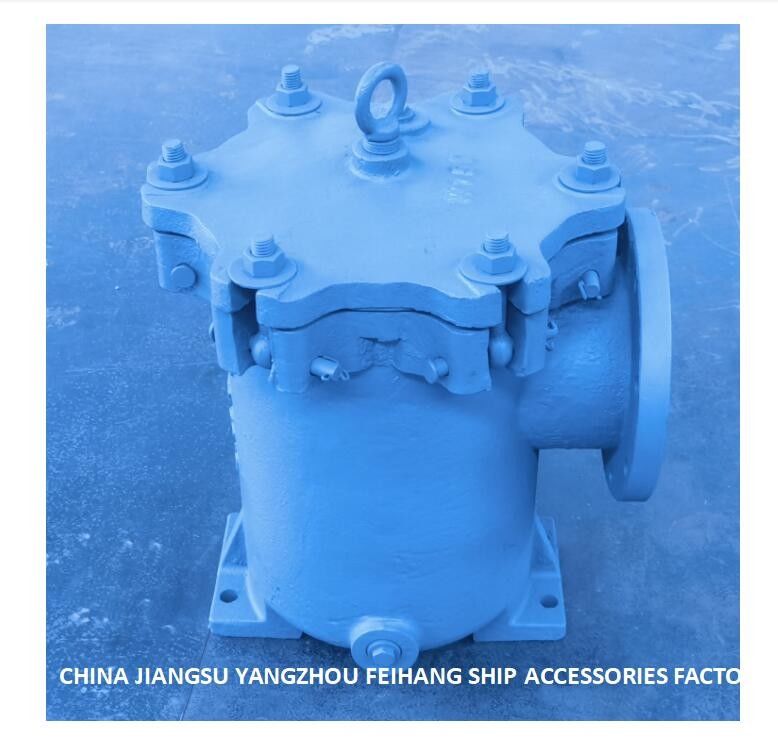 Can Water Strainers 5k-150a Lb-Type Jis F7121 5k-150a Right Angle Cylindrical Seawater Filter