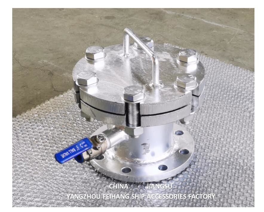 Oil And Sewage International Shore Connection With Exhaust Valve AS10065 CB/T3657-94