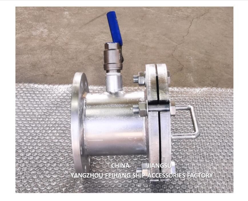 Carbon Steel Galvanized Domestic Sewage Shore Connection BS6050 CB/T3657-94 With Exhaust Valve