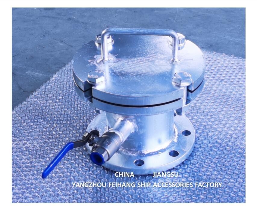 Carbon Steel Galvanized Domestic Sewage Shore Connection BS6050 CB/T3657-94 With Exhaust Valve