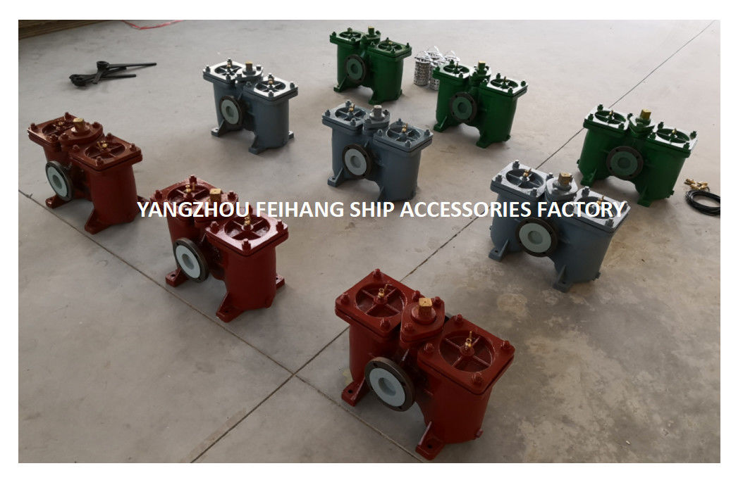 AS4065-0.75/0.26 Cb/T425 Double oil strainers For Oil separator outlet Body Cast Iron Filter Cartridge Stainless
