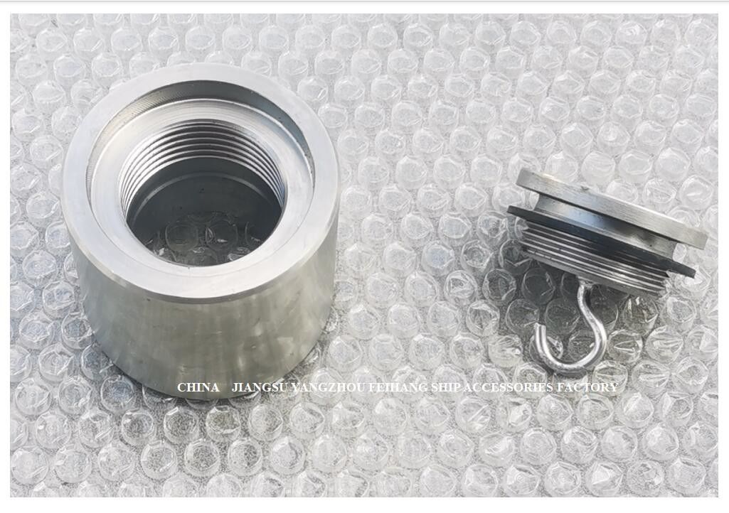 Stainless Steel Sounding Head , Ballast Tank Elevated Stainless Steel Sounding Injection Head C40 Cb/T3778-1999