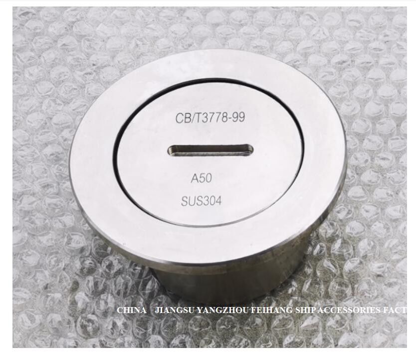 Stainless Steel Sounding Head , Ballast Tank Elevated Stainless Steel Sounding Injection Head C40 Cb/T3778-1999