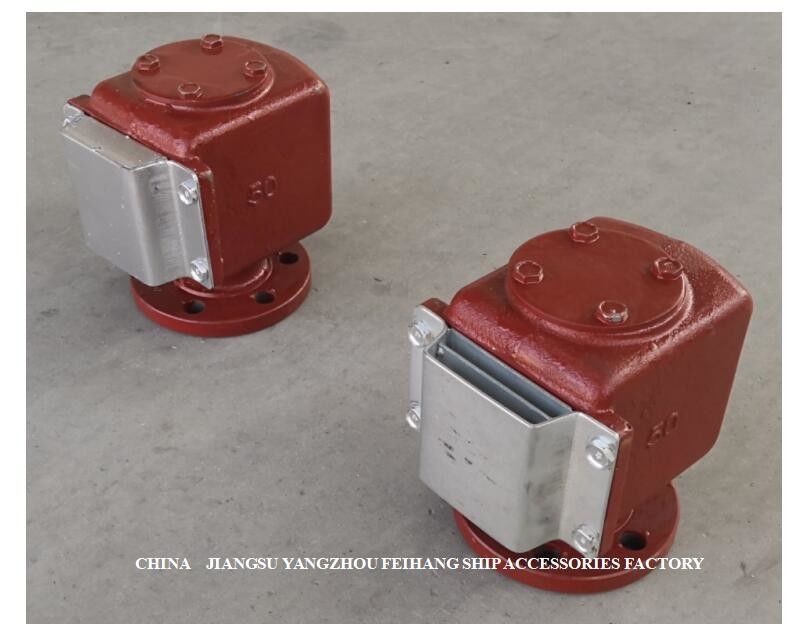 Air Pipe Head For Diesel Oil Tank Float-Type DS65QT CB/T3594-1994  Body Cast Iron With Fireproof Mesh