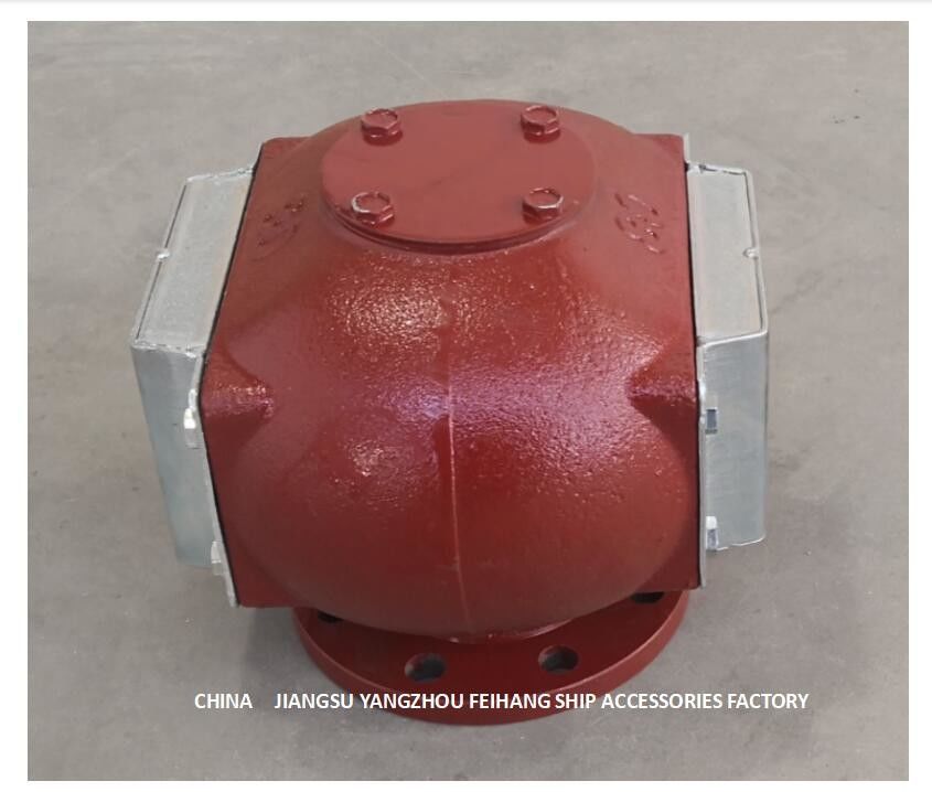 Air Pipe Head（With Fire Net） For Bilge Oil W. T.  Model：DS80HT CB/T3594-1994