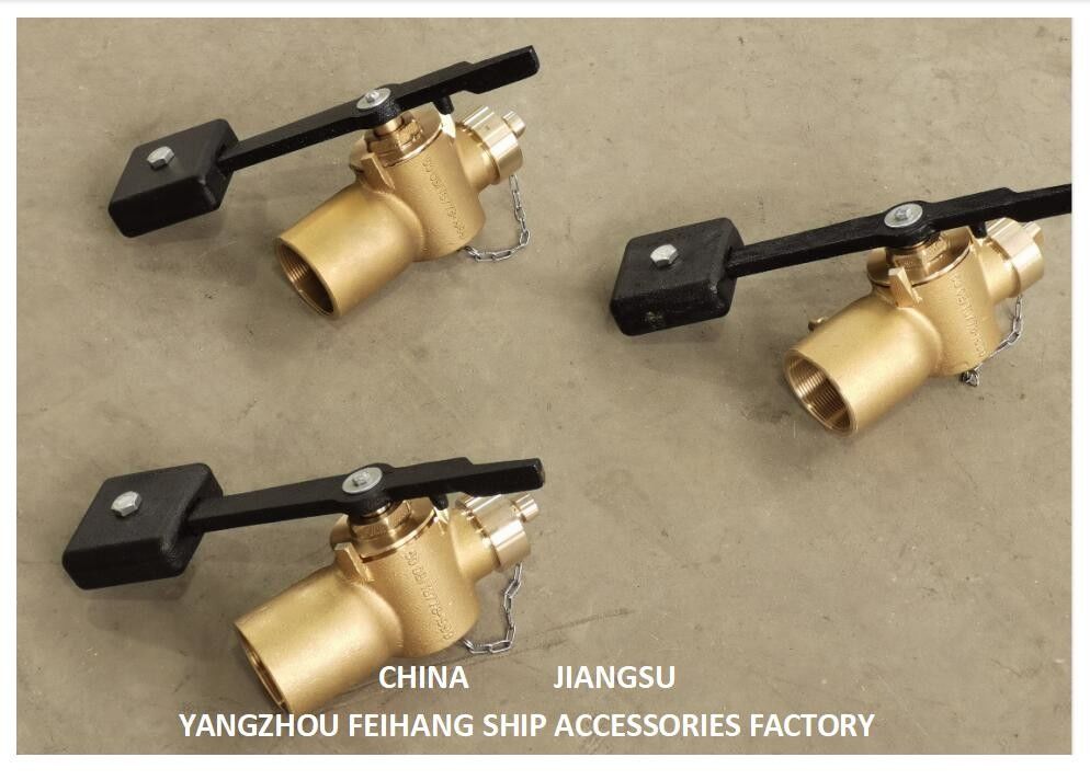 Bronze Depth Measuring Self Closing Valve DN50 CB/T3778-99 For Sewage Tank