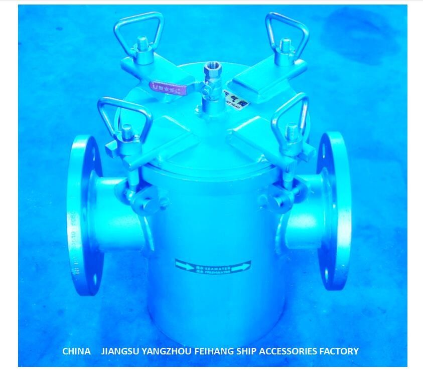 Straight-Through Coarse Water Filter - Straight-Through Suction Sea Water Filter AS80 CB/T494