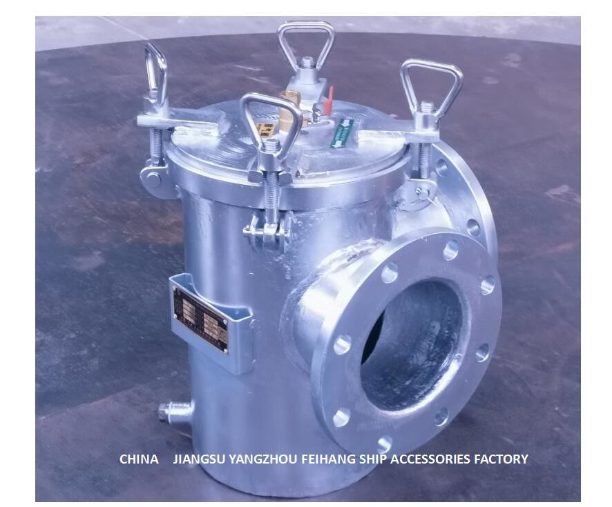Right-Angle Suction Coarse Water Filter For Marine Seawater Cooling System BRS100 CB/T497-2012