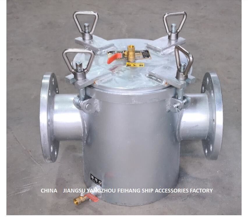 Straight-Through Sea Water Filter For Host Sea Water Pump Inlet AS100 CB/T497-2012