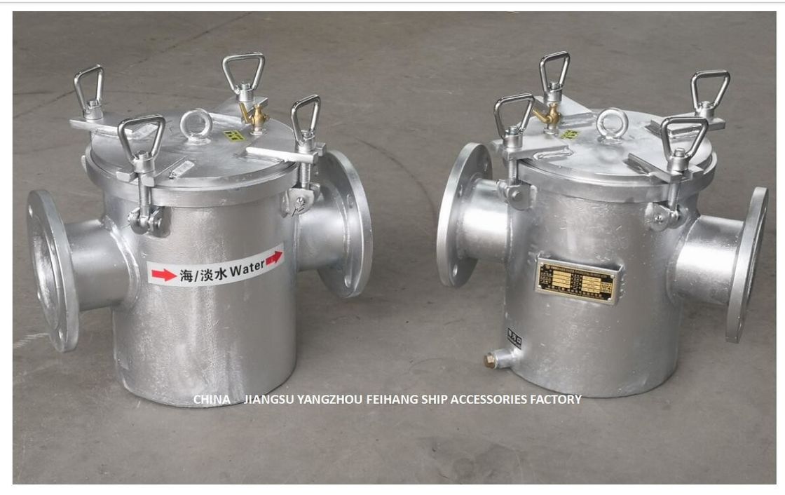 As125 Cb/T497-2012 Carbon Steel Galvanized Coarse Water Filter, Carbon Steel Galvanized Suction Coarse Water Filter