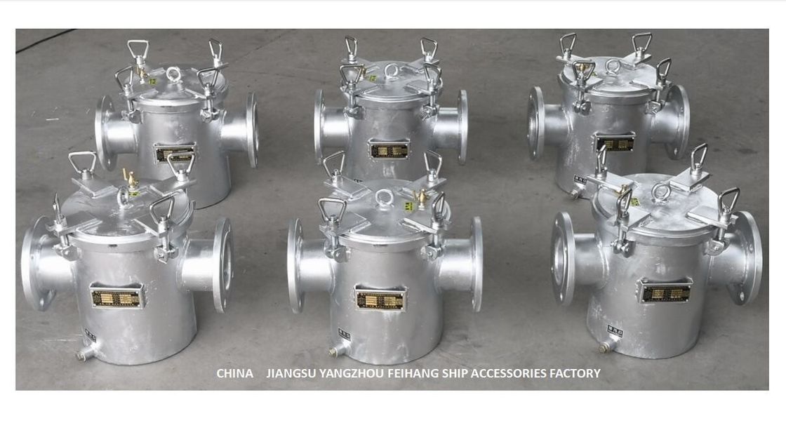 As125 Cb/T497-2012 Carbon Steel Galvanized Coarse Water Filter, Carbon Steel Galvanized Suction Coarse Water Filter