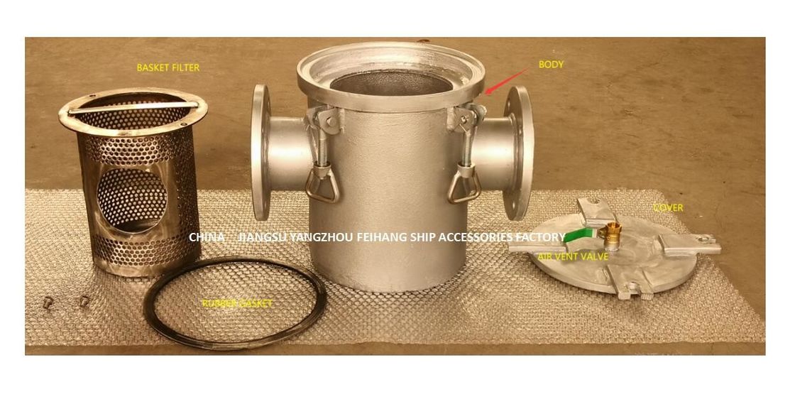 A125 CBM1061-81 Marine Suction Coarse Water Filter - Marine Seawater Filter Application Field
