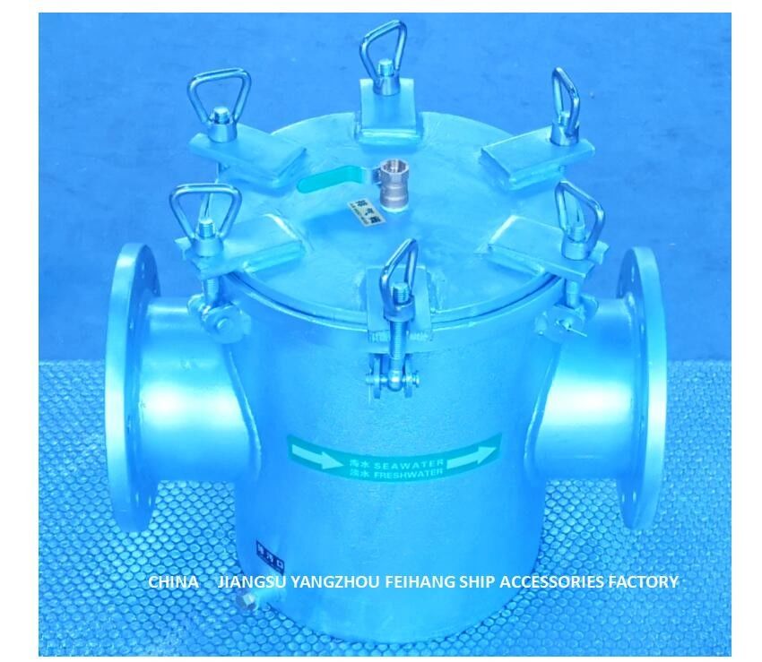 Straight-Through Seawater Filter Seawater Filter Modle：BLS150 CBM1061 Carbon Steel Hot-Dip Galvanized Body