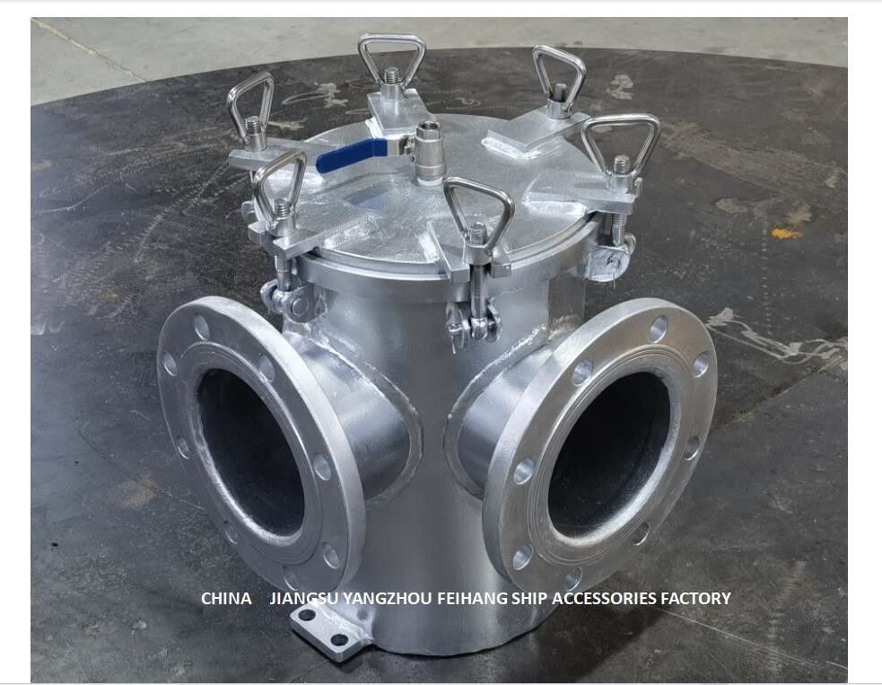 Sea Water Strainers For Main Seawater Pump Inlet Modle BRS150 CBM1061-81 Carbon Steel Hot-Dip Galvanized