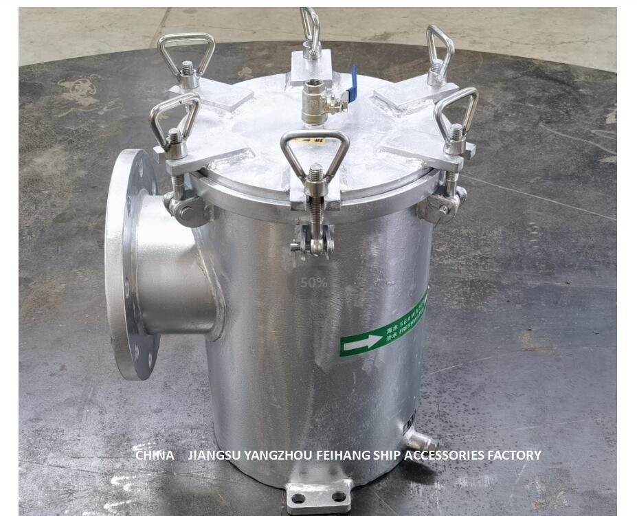 Sea water strainers For Main Seawater Pump Inlet modle As150 Cb/T497-2012 Carbon Steel Hot-Dip Galvanized