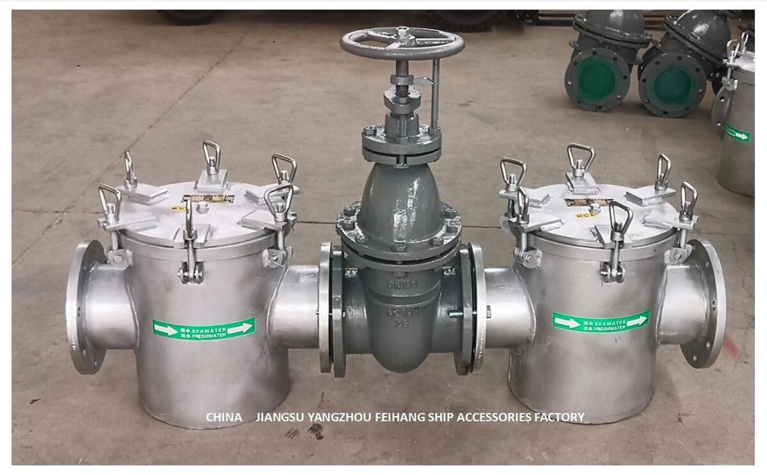 Sea Water Strainers For Main Seawater Pump Inlet Modle BRS150 CBM1061-81 Carbon Steel Hot-Dip Galvanized