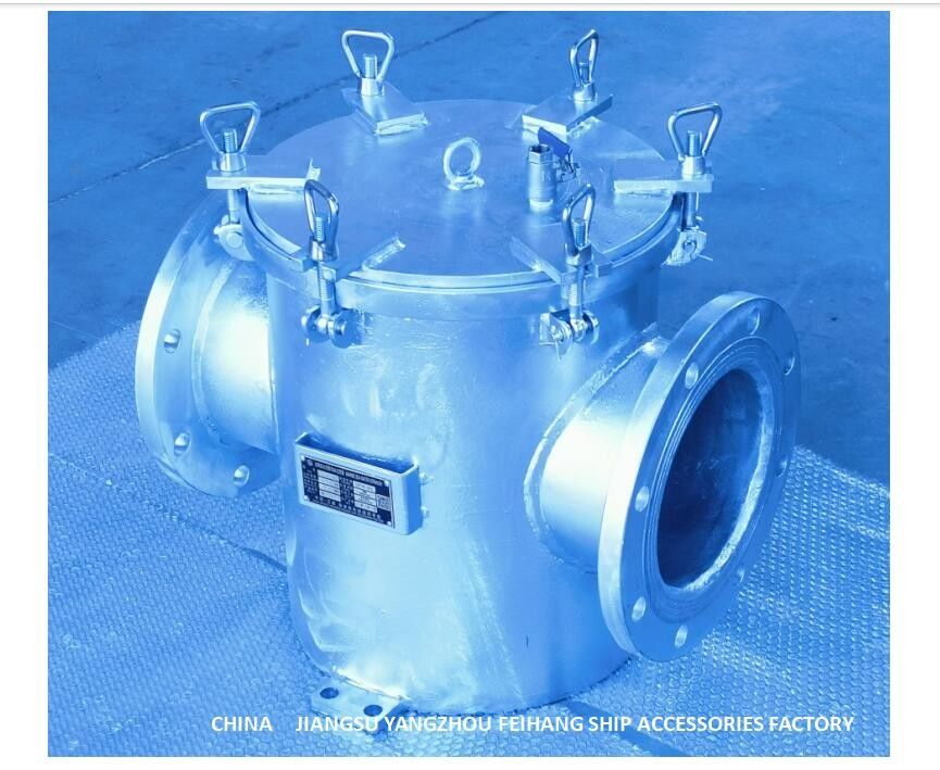 A250 Cb/T497 Main Seawater Pump Inlet Carbon Steel Galvanized Seawater Filter Stainless steel filter cartridge