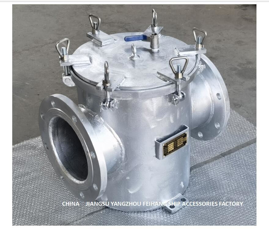 A250 Cb/T497 Main Seawater Pump Inlet Carbon Steel Galvanized Seawater Filter Stainless steel filter cartridge