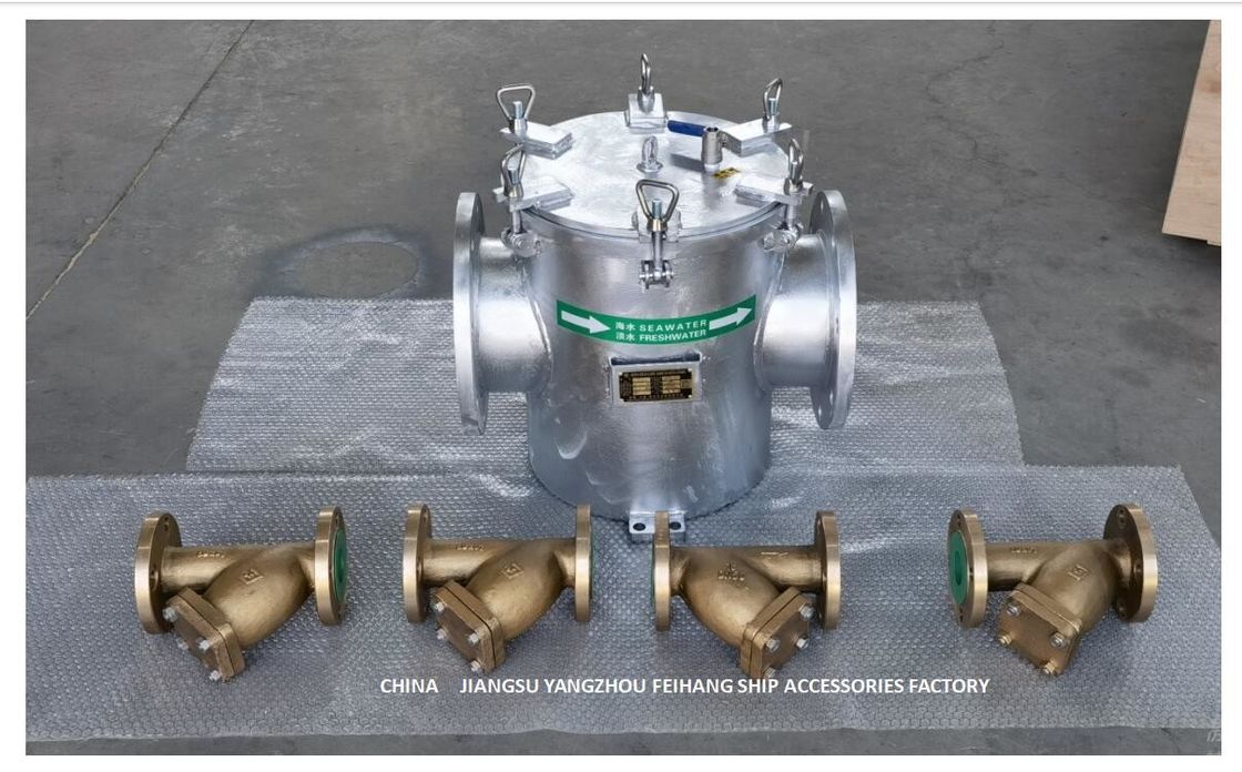 Main Component Materials Of Feihang A250 CB/T497-2012 Direct Suction Main Seawater Filter