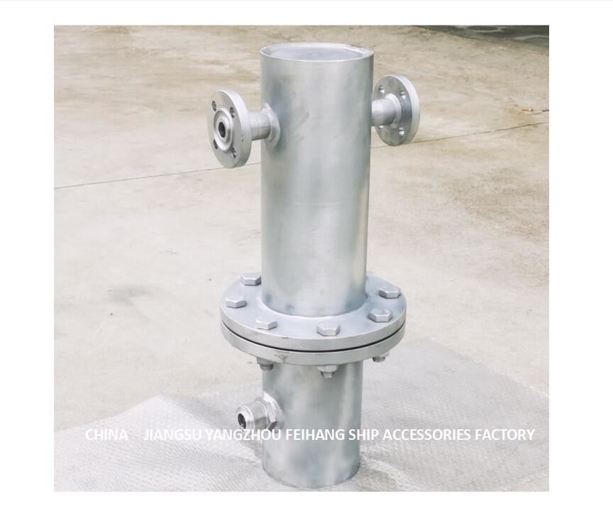 Marine Gas Water Separator BS30025 CB/T3657-2014 Carbon Steel Material Working Pressure 3.0mpa