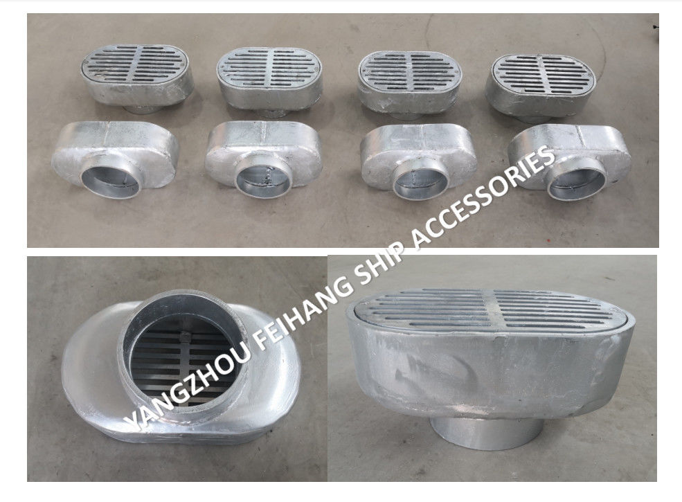 Marine Floor Drain - Marine Oval Deck Leakage Port - Marine Oval Flange Deck Leakage Port TBS100 CB/T3885-2014