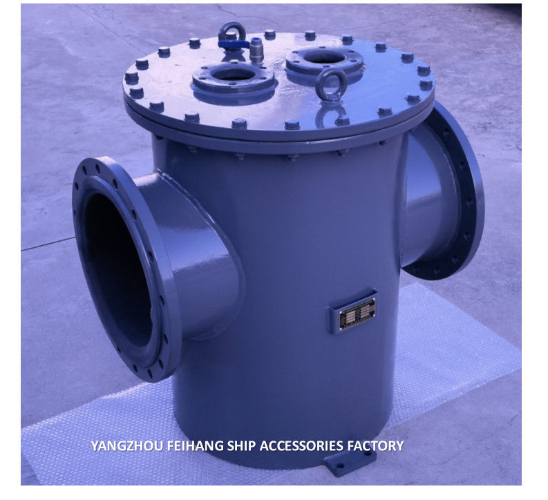 Mgps Marine Carbon Steel Galvanized Main Seawater Filter For Desulfurization System (Internal Rubber Lining) As350 Cb497