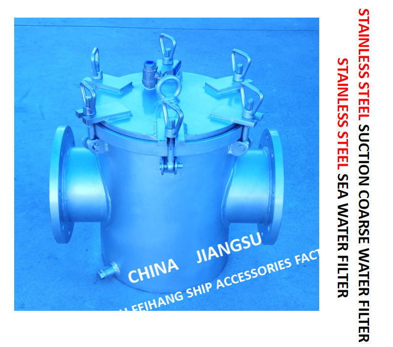Basket Stainless Steel Sea Water Straines For Seawater Cooling System Model AS150 Cb/T497-2012