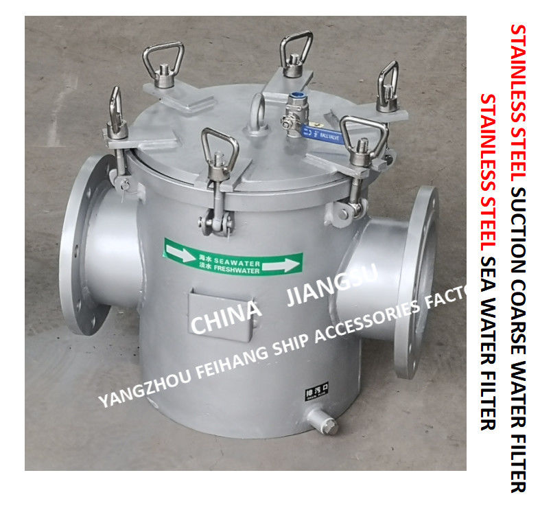 Basket Stainless Steel Sea Water Straines For Seawater Cooling System Model AS150 Cb/T497-2012