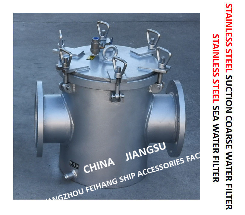 Basket Stainless Steel Sea Water Straines For Seawater Cooling System Model AS150 Cb/T497-2012
