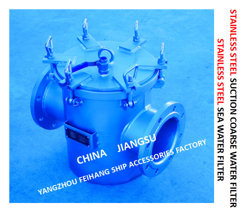 Stainless Steel Basket Seawater Filter, Basket Stainless Steel Seawater Straines Model AS150 Cb/T497-2012