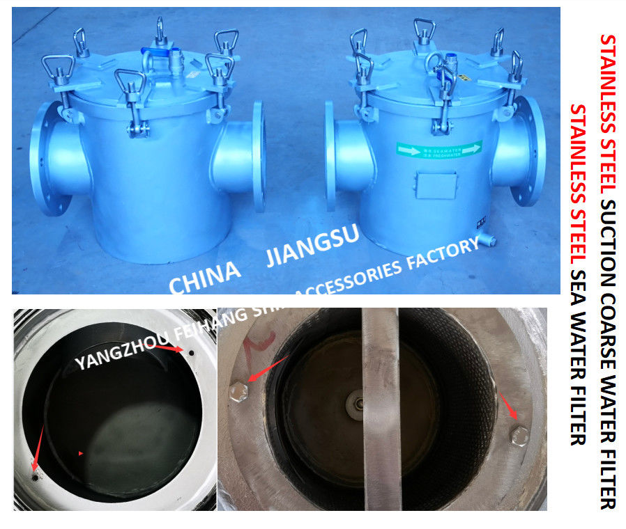 Basket Stainless Steel Sea Water Straines For Fresh Water Pump Imported Model AS150 Cb/T497-2012