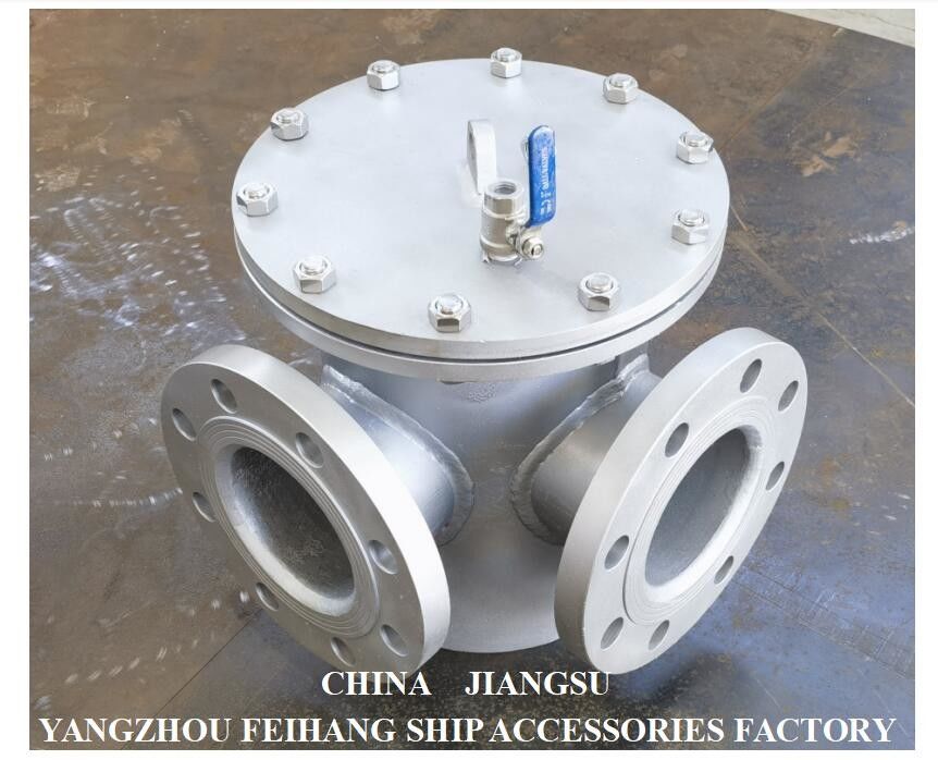 316l Stainless Steel Marine Sea Water Strainer Bls125 Pn1.0 Cb/T497-2012 For Fresh Water Pump Inlet