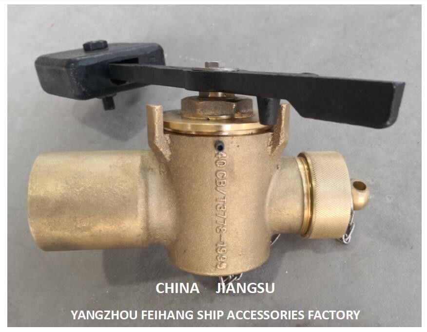 Bronze Depth Sounding Self-Closing Valve For Sunken Cabin Dn40 Cb/T3778-99 Suitable For Water & Fuel Oil