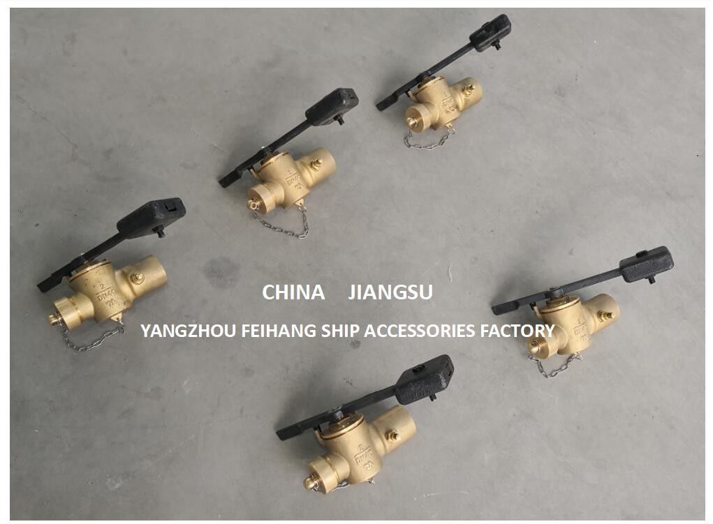 Bronze Depth Sounding Self-Closing Valve For Sunken Cabin Dn40 Cb/T3778-99 Suitable For Water & Fuel Oil