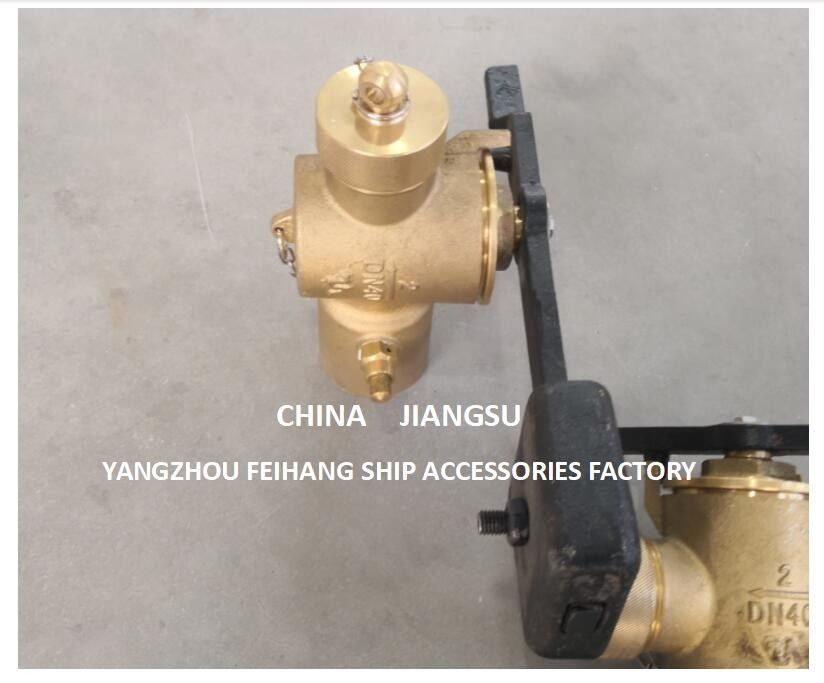 Bronze Depth Sounding Self-Closing Valve For Sunken Cabin Dn40 Cb/T3778-99 Suitable For Water & Fuel Oil