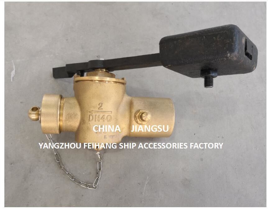 Bronze Depth Sounding Self-Closing Valve For Sunken Cabin Dn40 Cb/T3778-99 Suitable For Water & Fuel Oil