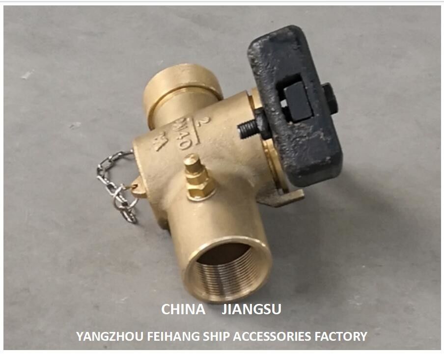Bronze Depth Sounding Self-Closing Valve For Sunken Cabin Dn40 Cb/T3778-99 Suitable For Water & Fuel Oil