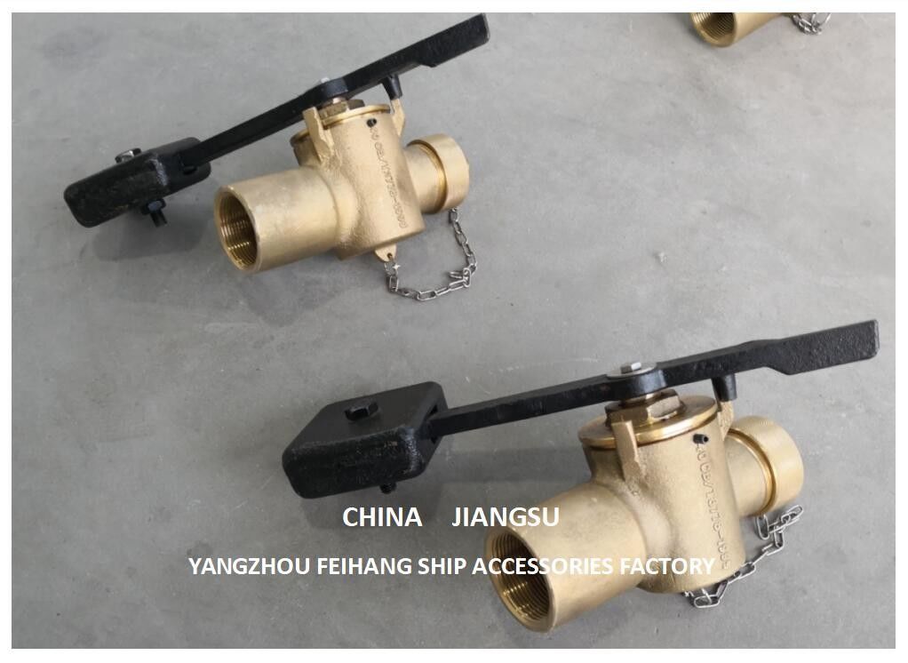 Bronze Depth Sounding Self-Closing Valve For Sunken Cabin Dn40 Cb/T3778-99 Suitable For Water & Fuel Oil