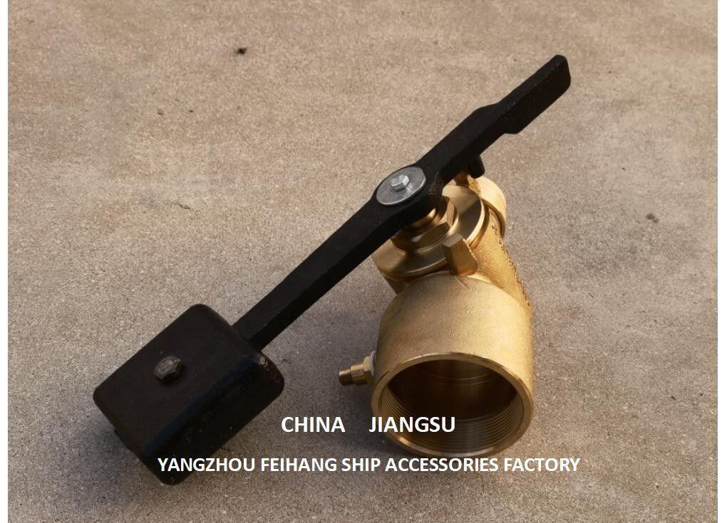 BRONZE DEPTH SOUNDING SELF-CLOSING VALVE FOR SUNKEN CABIN DN65 CB/T3778-99  MATERIAL-BRONZE WITH COUNTERWEIGHT